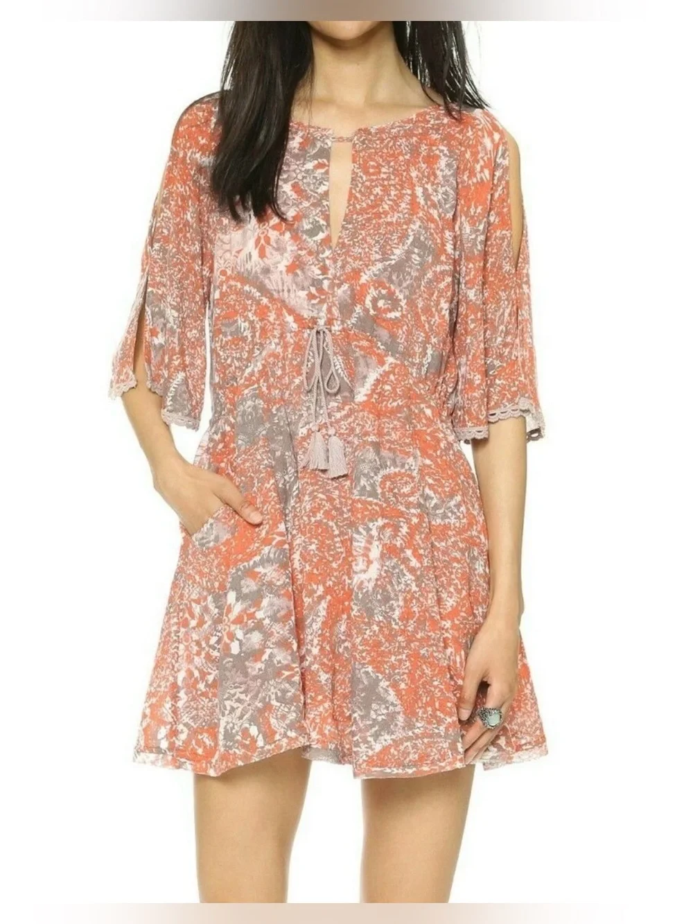 Free People Love Birds Mini Dress